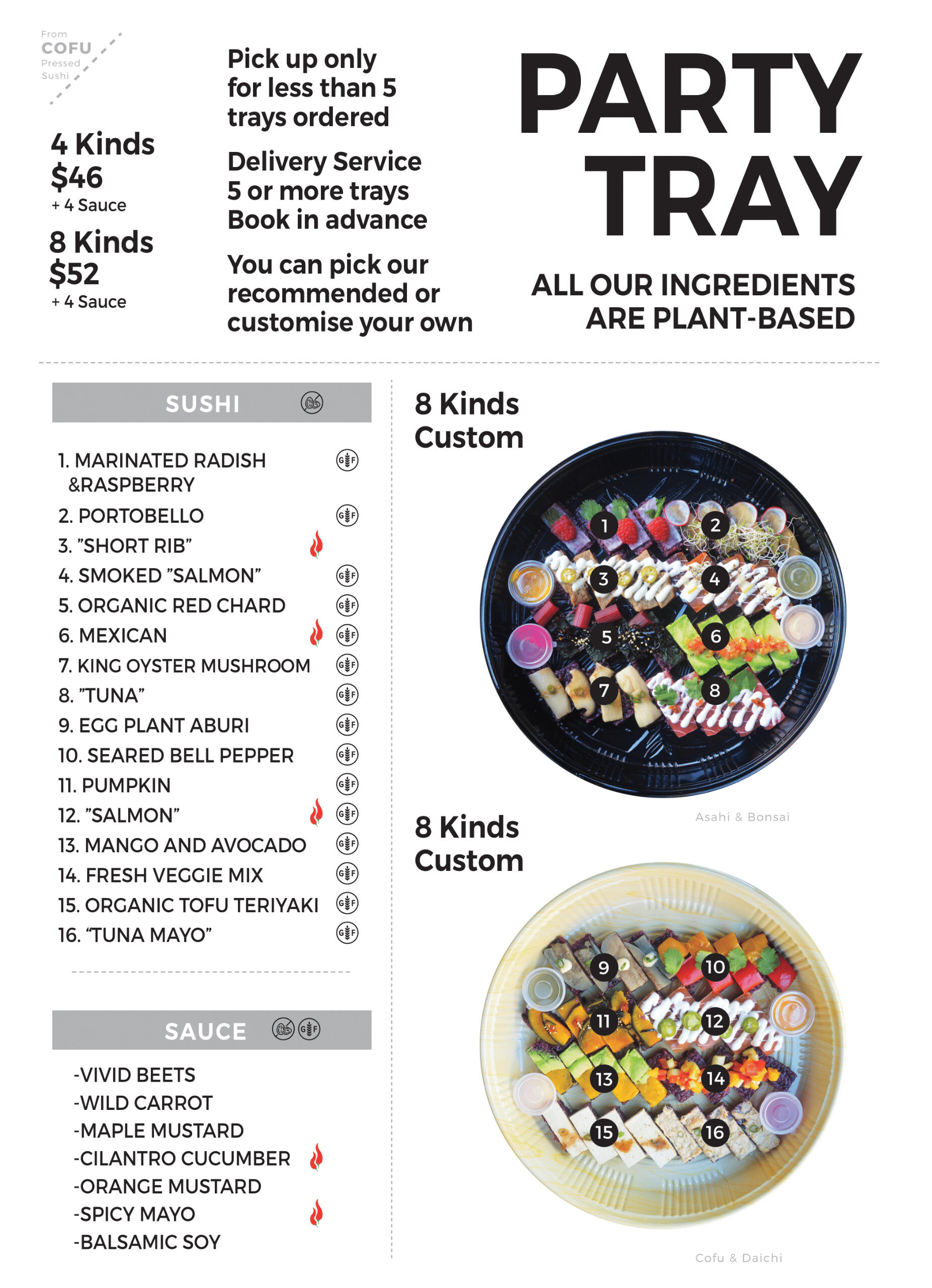 Page 4 of Dine-In Menu
